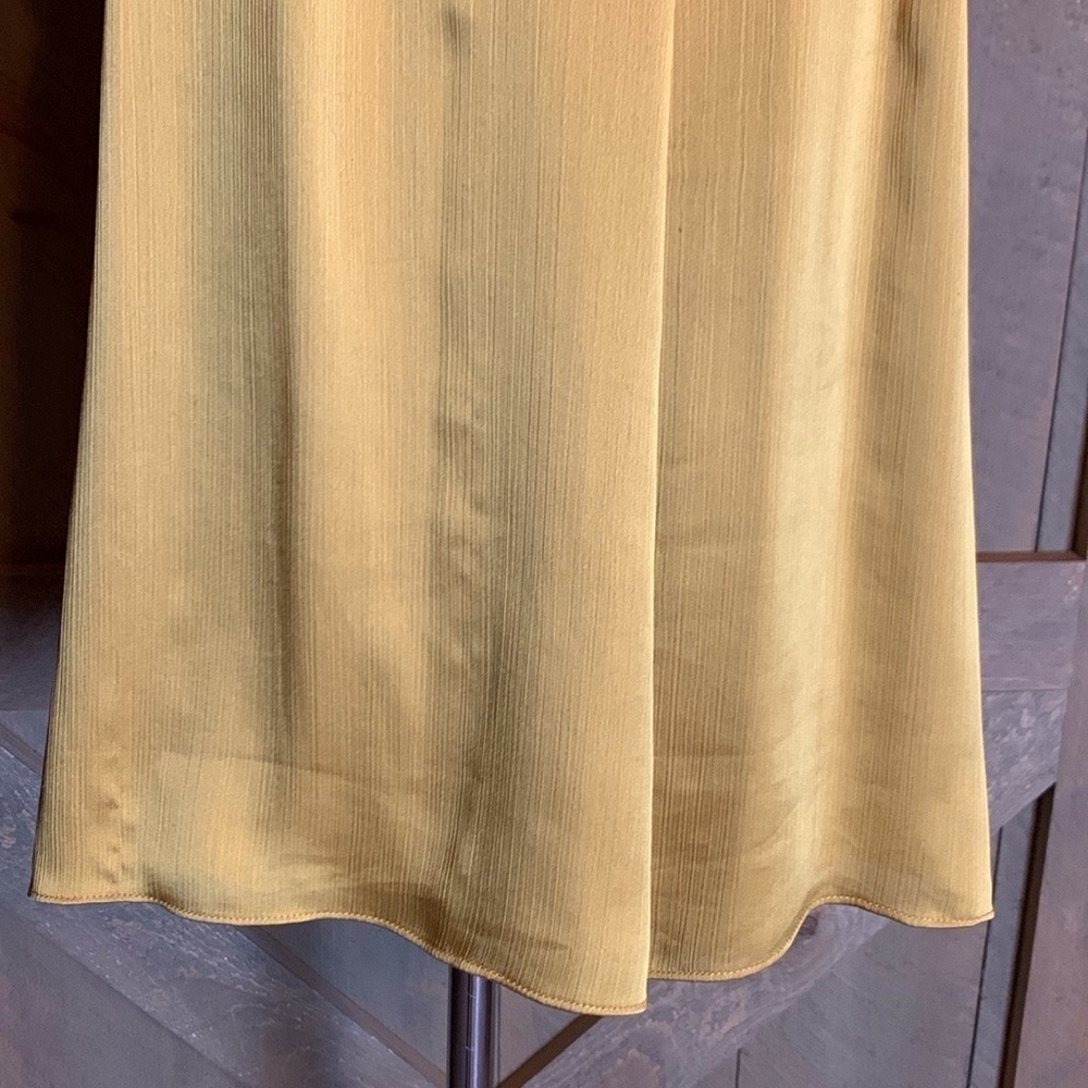 Trina Turk gold halter top with back tie Size Large - Picture 10 of 14
